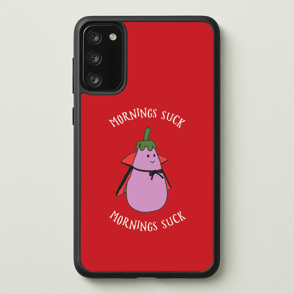 Mornings Suck Plush - Halloween Galaxy A41 Case