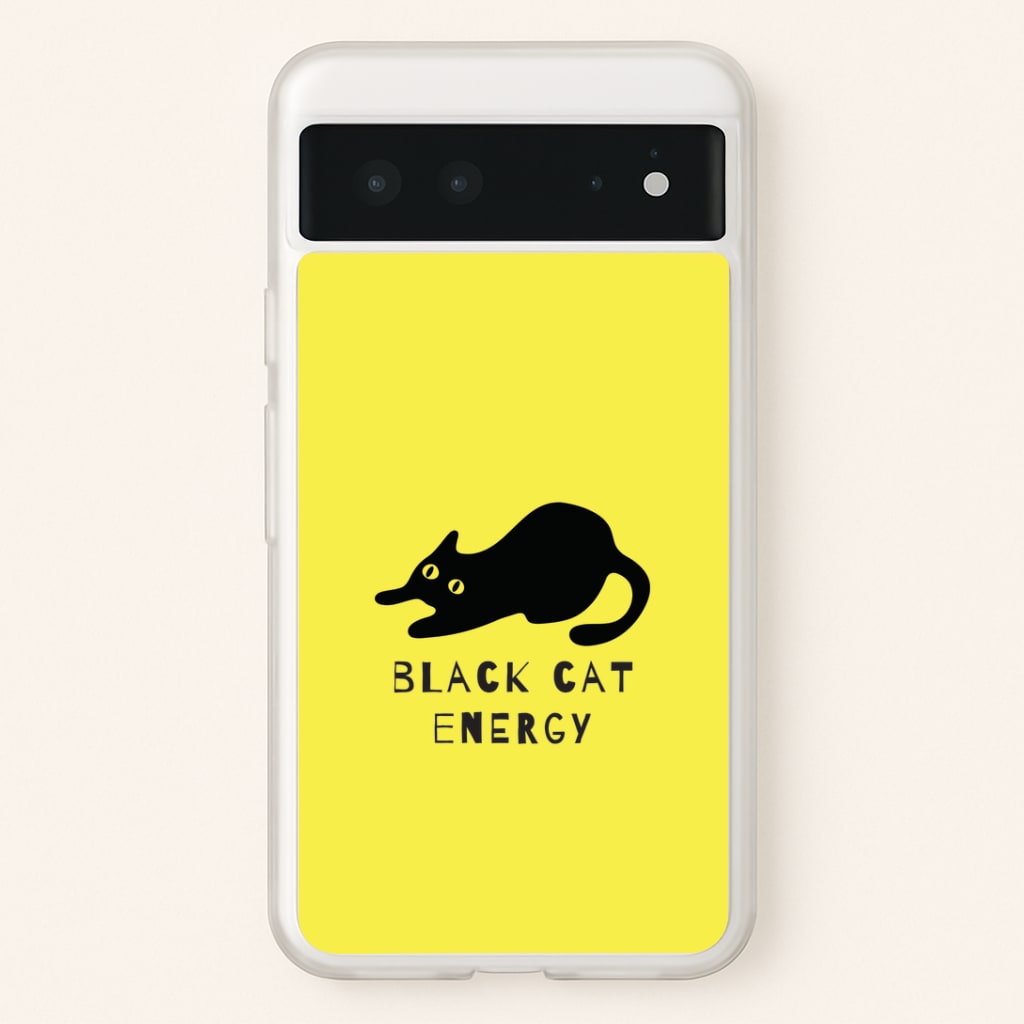 Black Cat Energy Google Pixel 6 Case