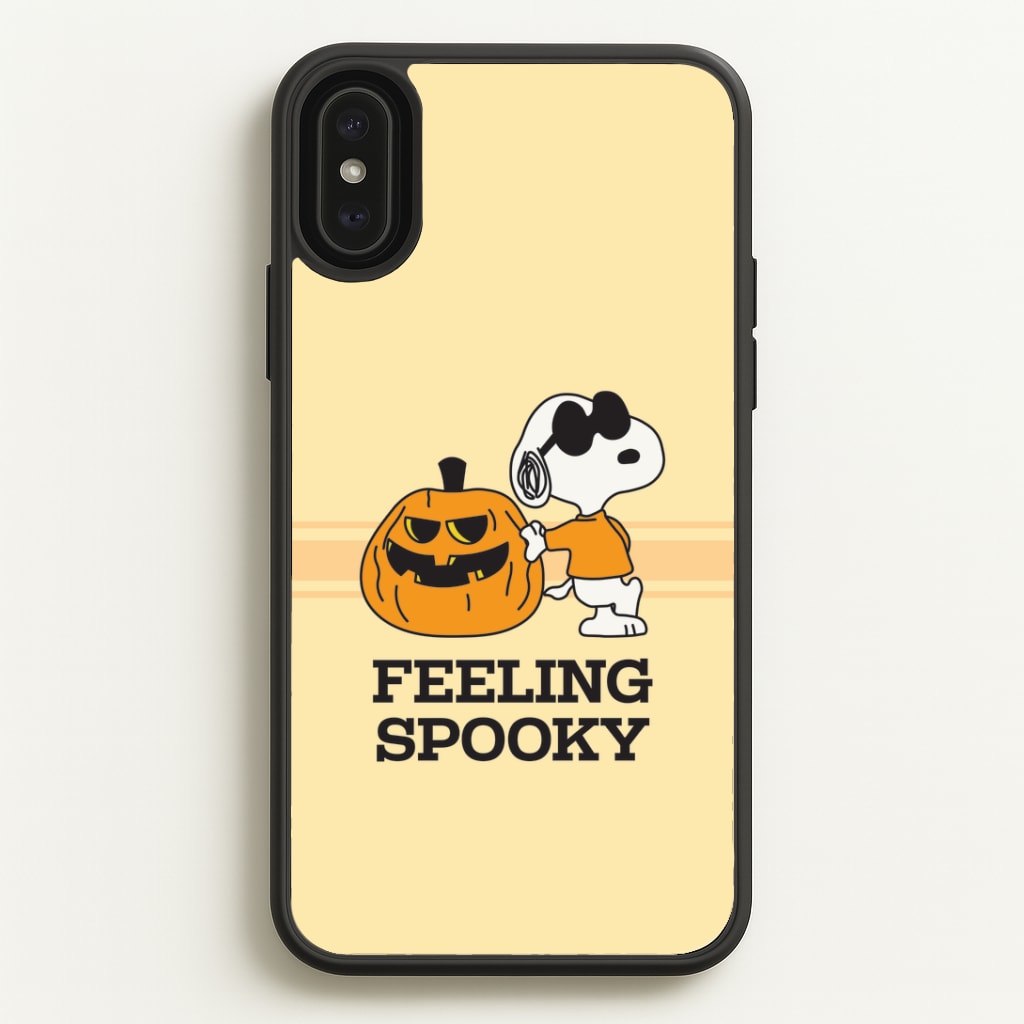 Feeling Spooky Cartoon Beagle iPhone XS Max Case