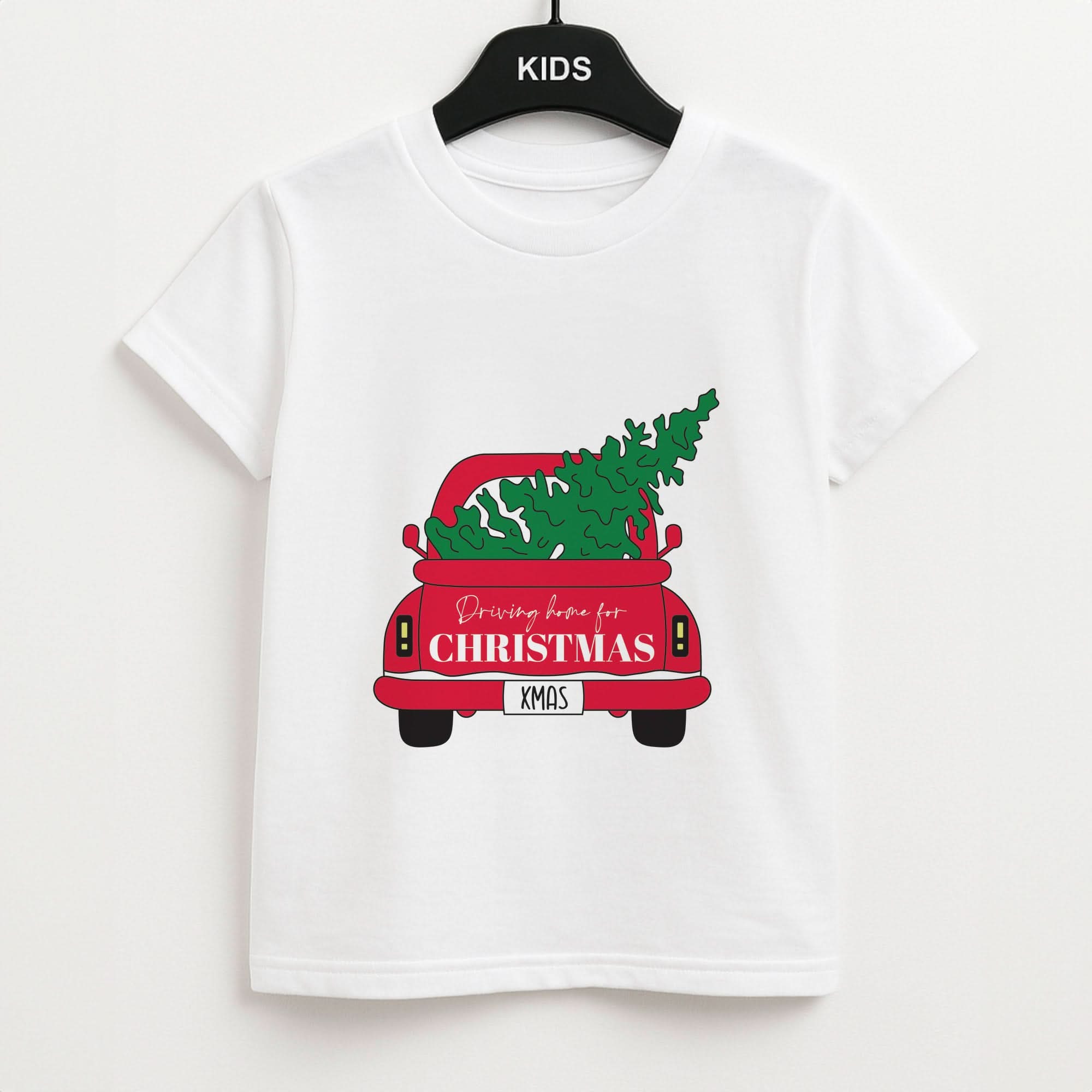 Driving Home For Christmas Truck Kids Unisex T-Shirt
