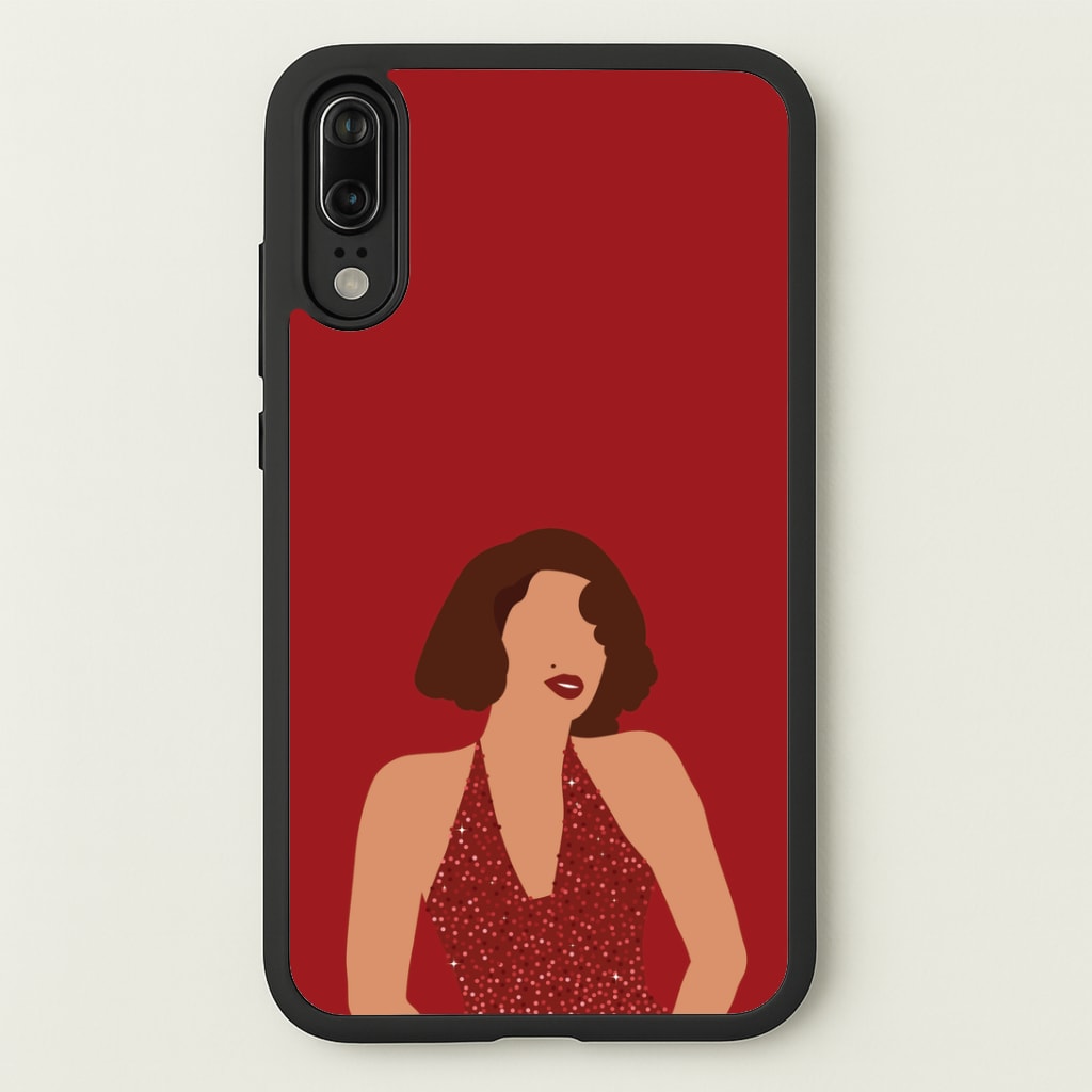 Red Sparkly Dress Huawei P20 Case