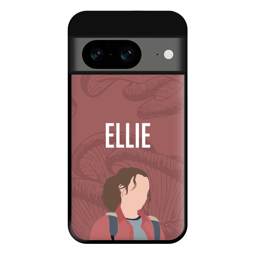 Ellie Mushroom Pattern Google Pixel 8a Case
