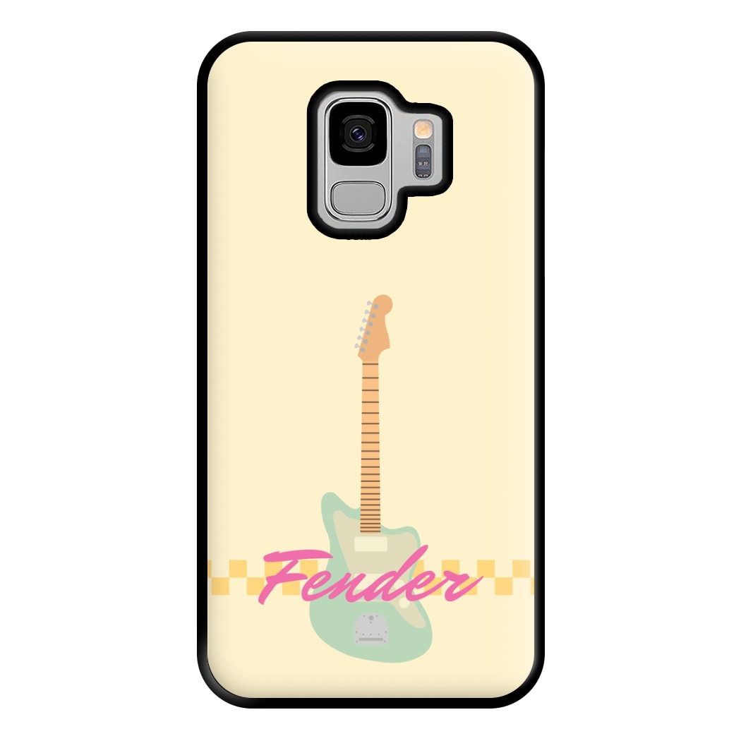 Blue Guitar Fender Galaxy S9 Case