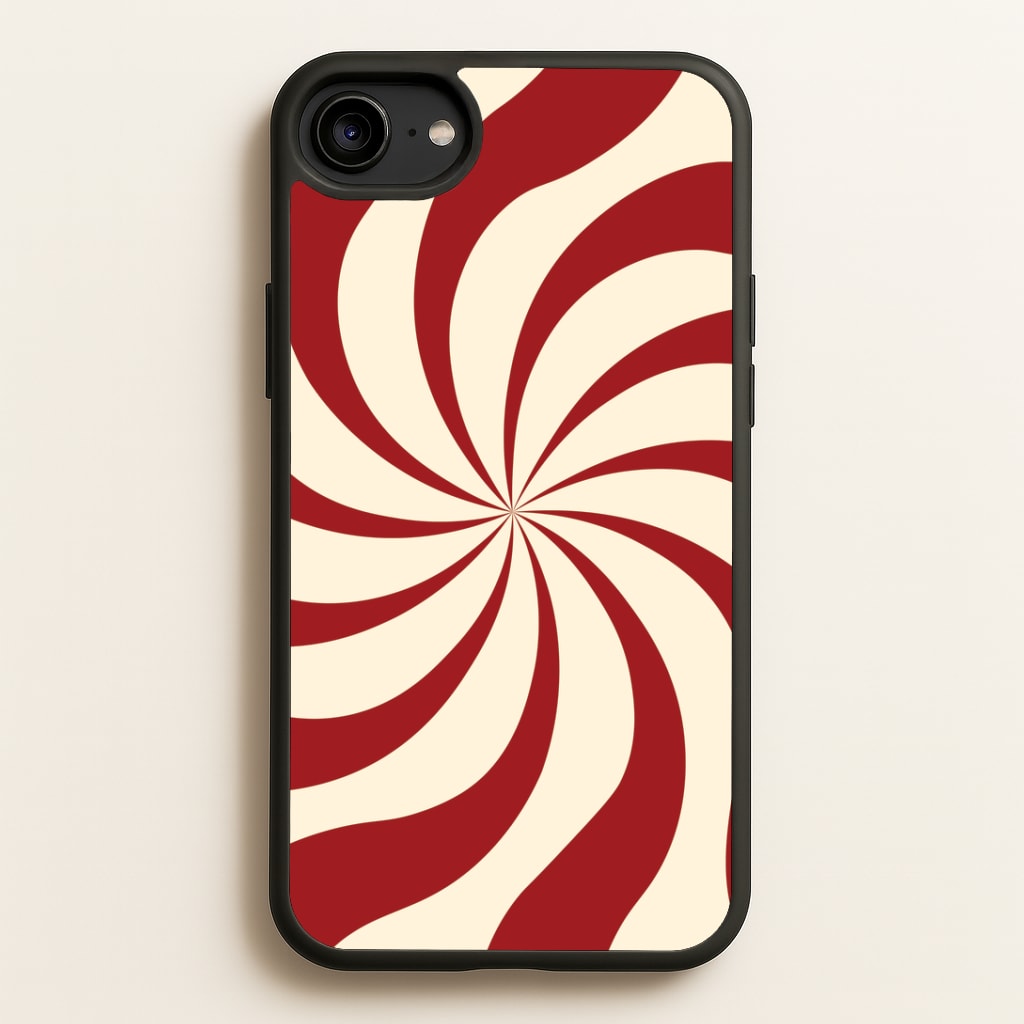 Peppermint Swirl Pattern iPhone 6 / 7 / 8 / SE Case