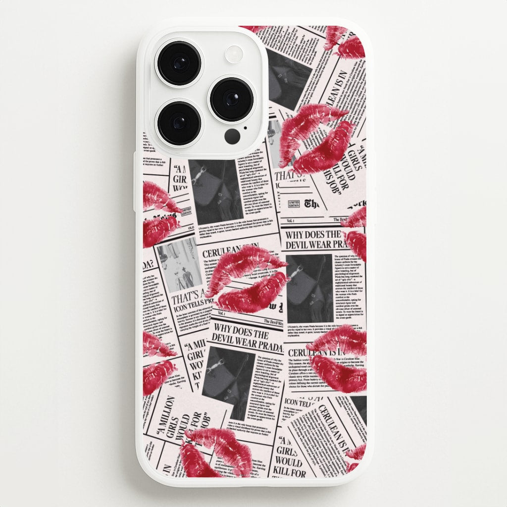 Front Page Kisses iPhone 13 Pro Case