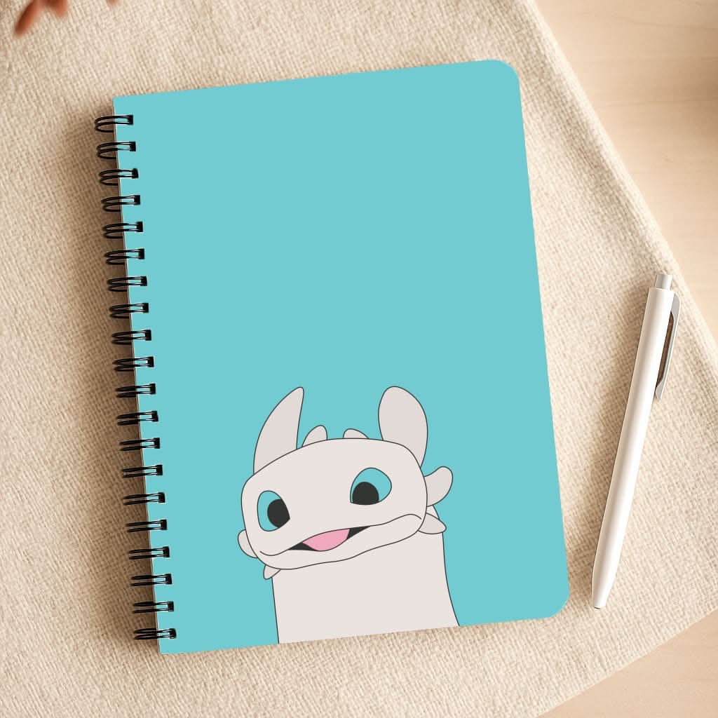 White Fury Dragon Notepad