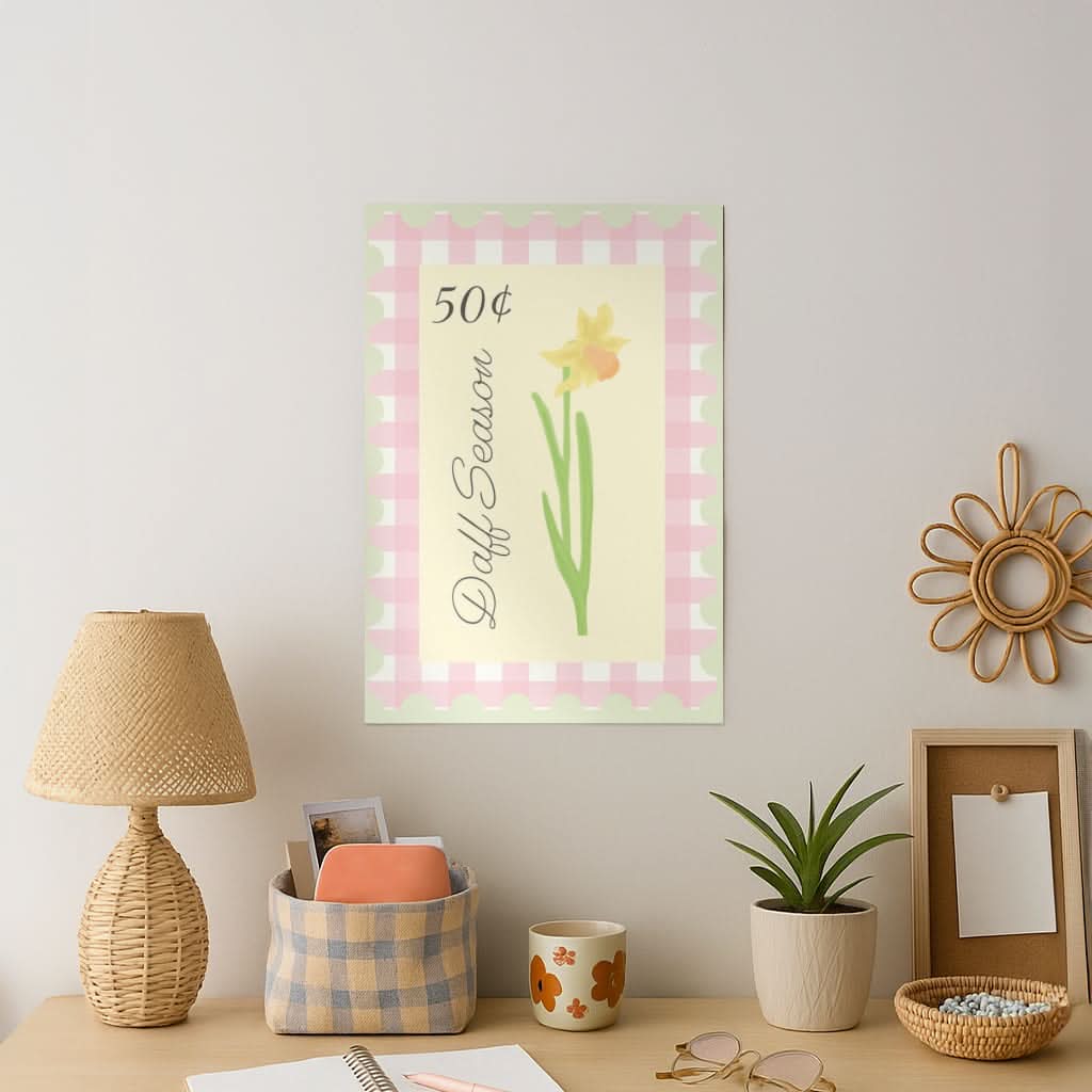 Daffodil Post Art Print