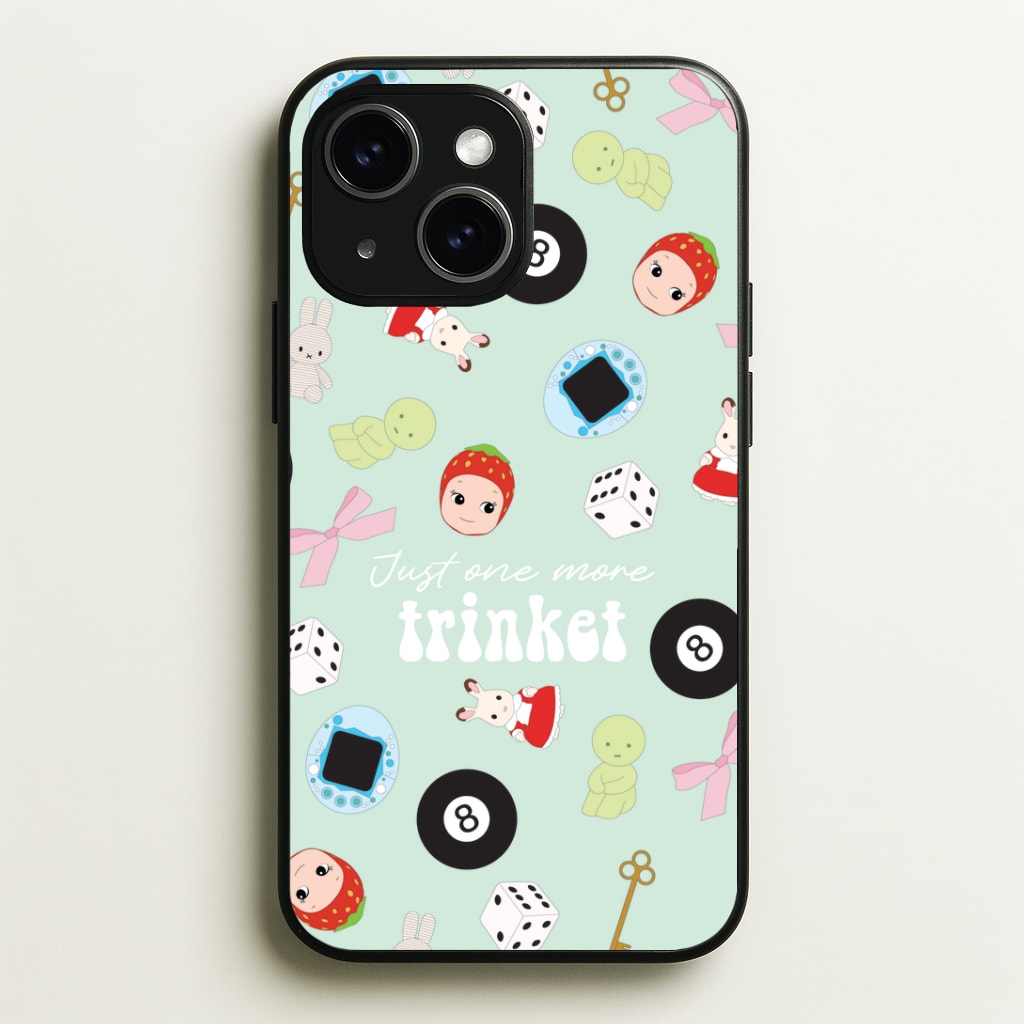 Just One More Trinket iPhone 15 Case