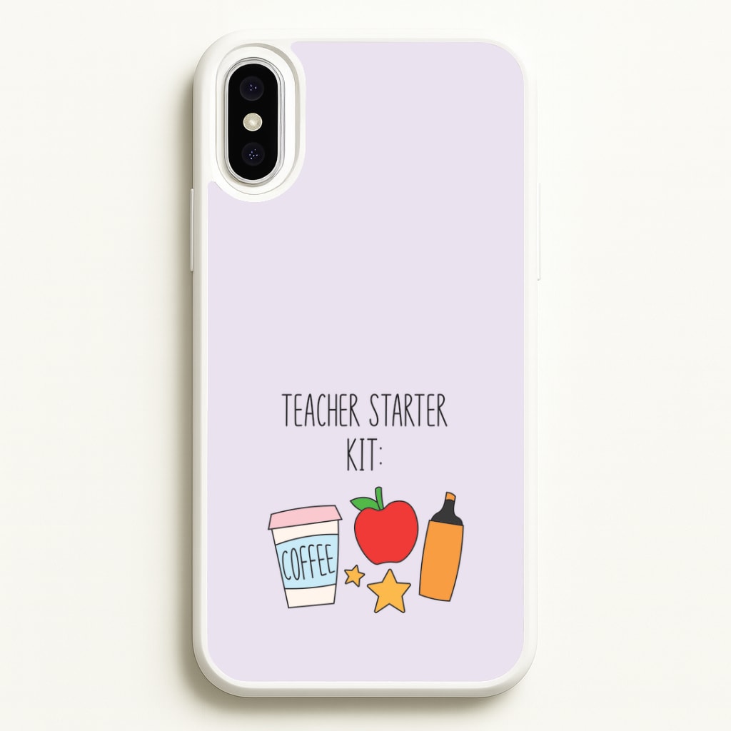 Teacher Starter Kit iPhone XS Max Case