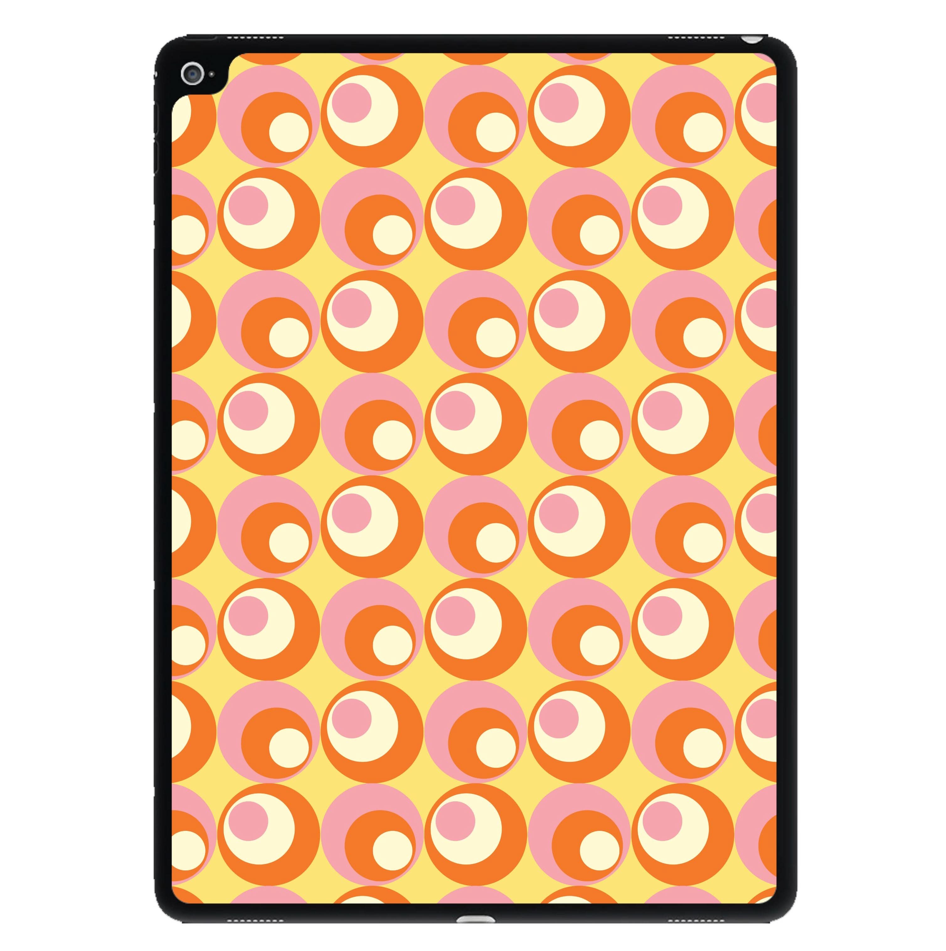 Colourful Circles Retro Pattern iPad Case