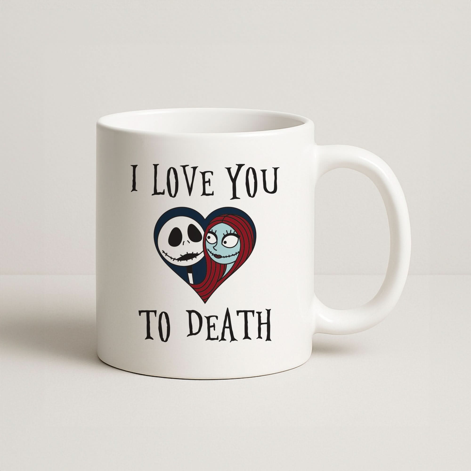 I Love You To Death Heart Coffee Mug