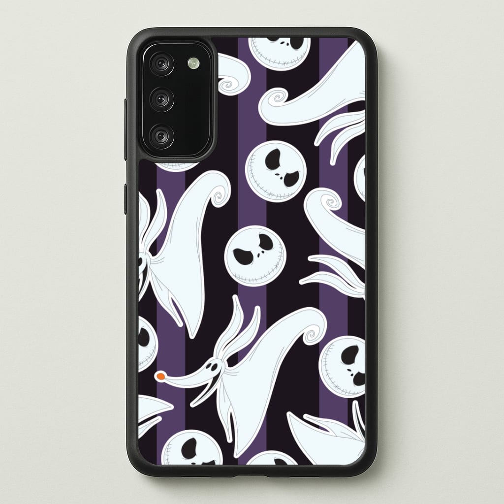 Skeleton Dog And Face Pattern Galaxy S20 Case