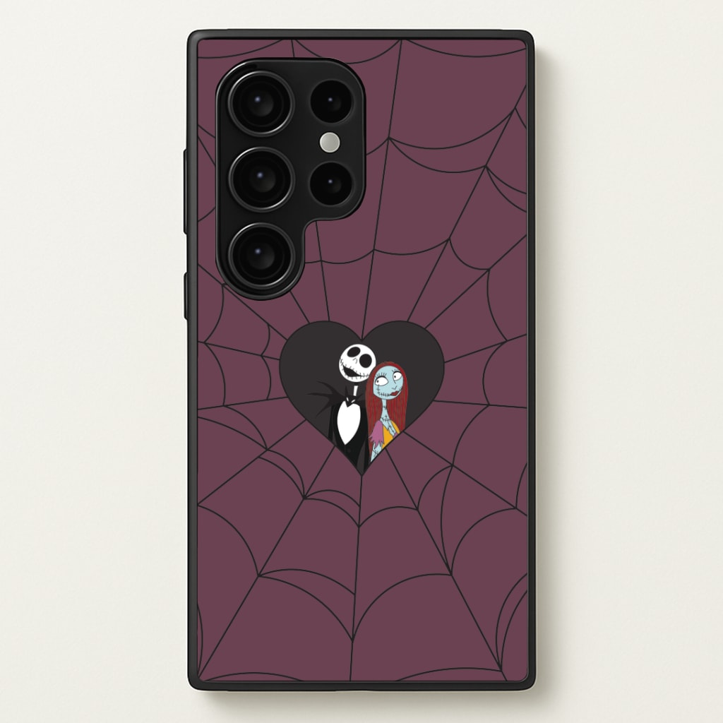 J And S Cobweb Heart Galaxy S24 Ultra Case