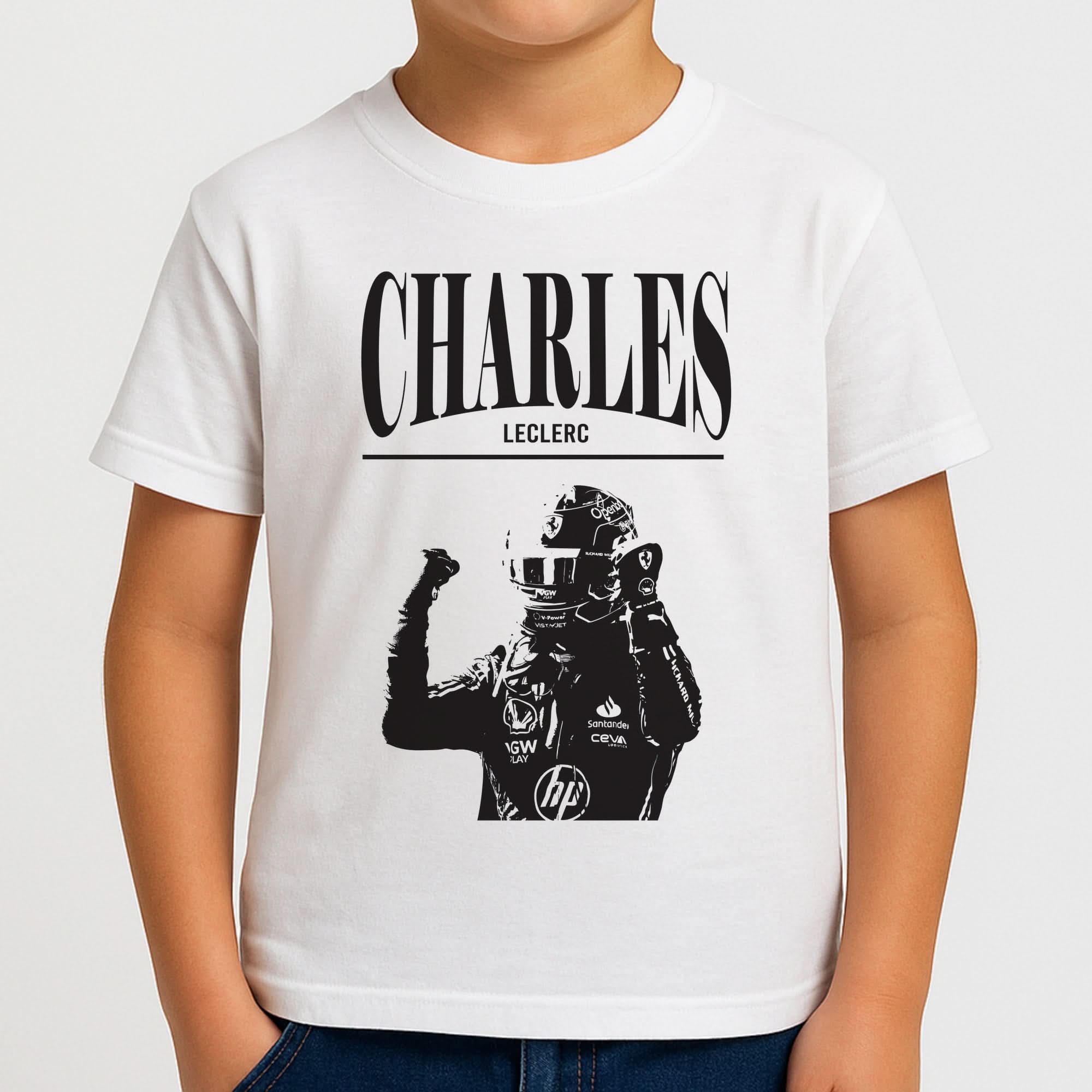 Charles Red And Gold Boys T-Shirt