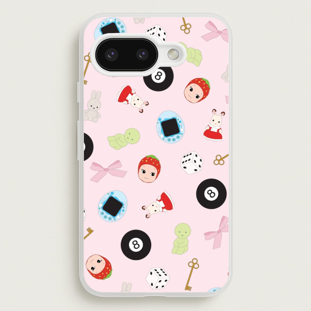 Trinkets Pattern Google Pixel 9a Case