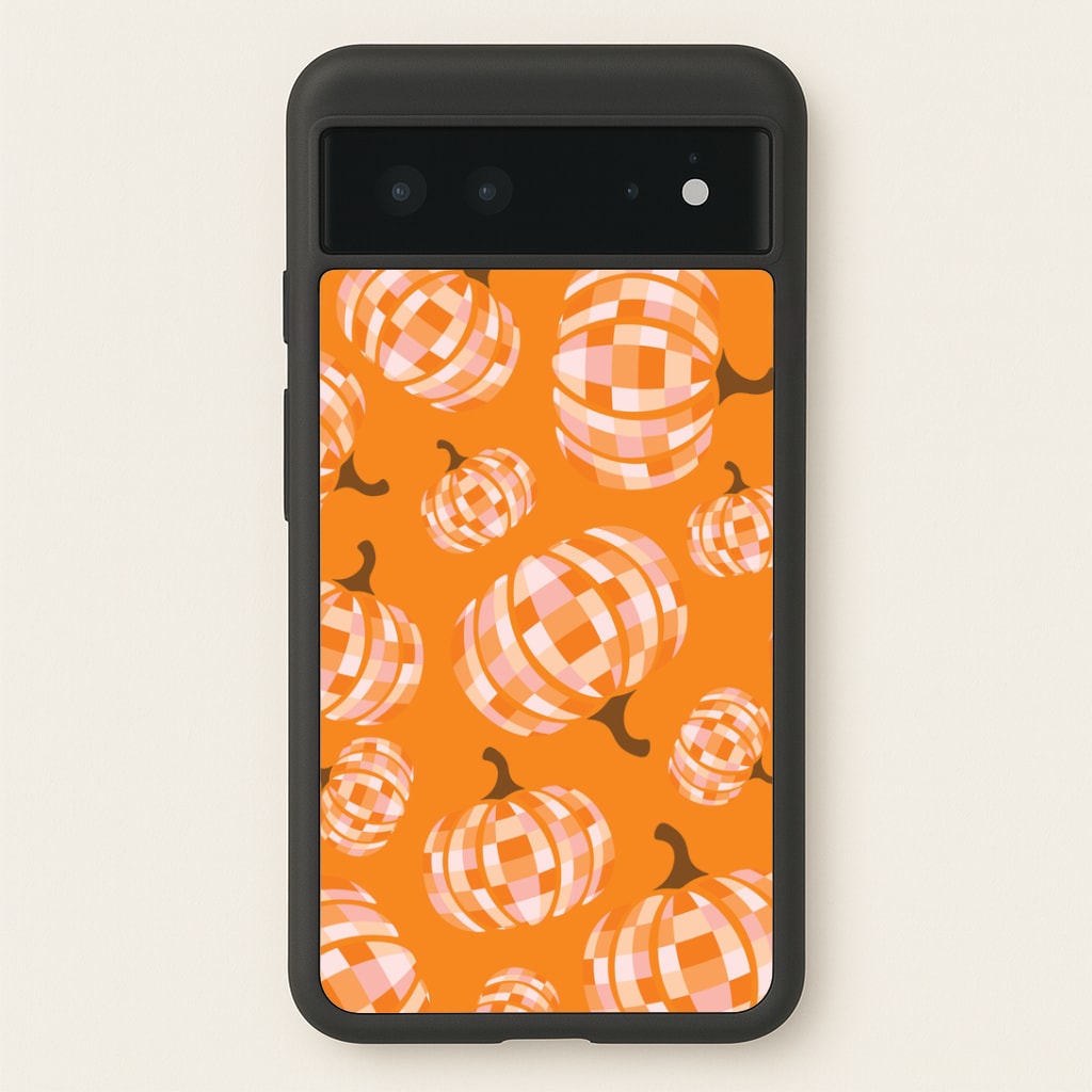 Disco Pumpkins Pattern Google Pixel 6 Case