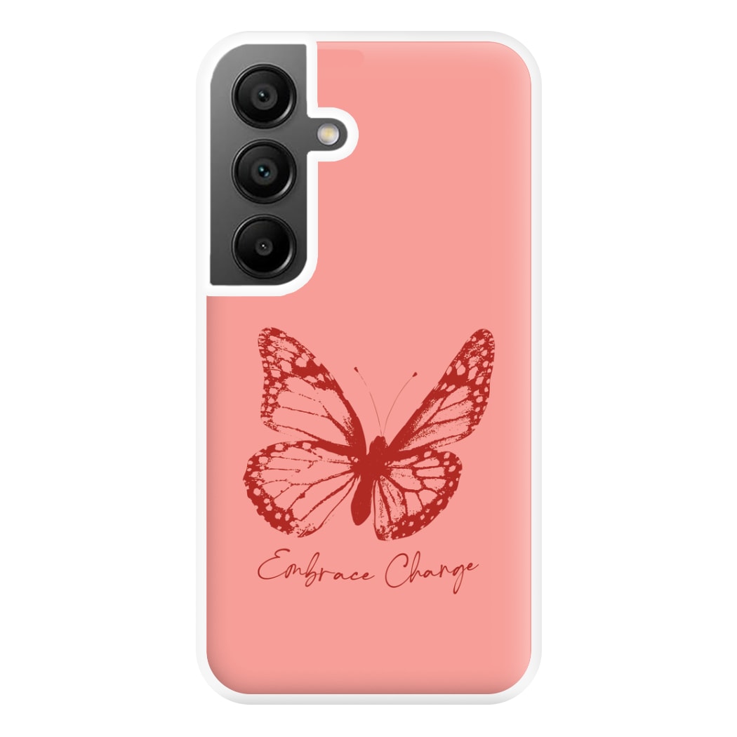 Embrace Change Butterfly Galaxy A55 Case