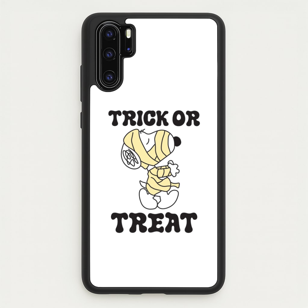 Trick Or Treat Cartoon Beagle Huawei P30 Pro Case