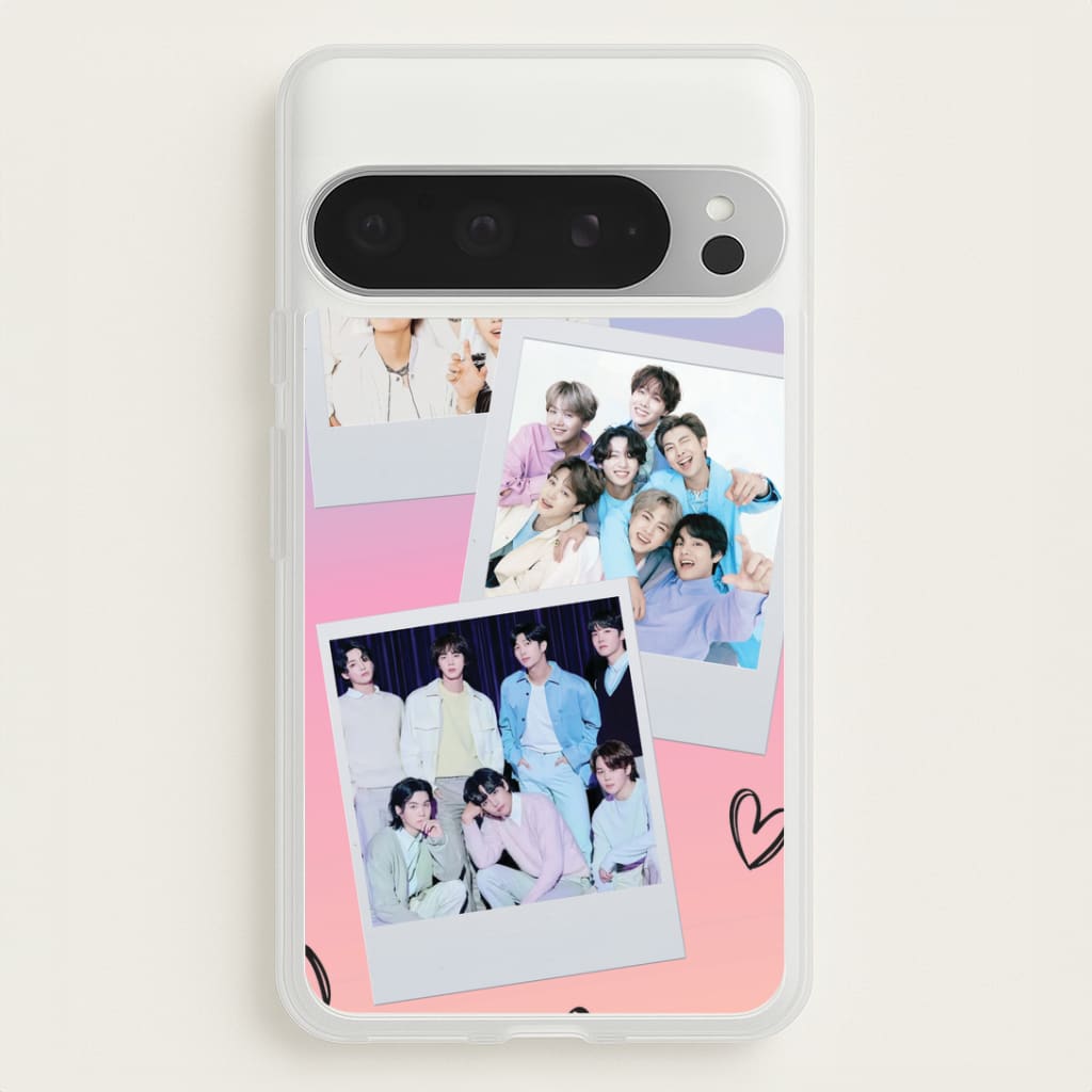 K-Pop Band Polaroid Collage Google Pixel 9 Pro XL Case