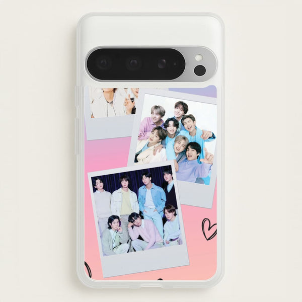 K-Pop Band Polaroid Collage Google Pixel 9 Pro XL Case