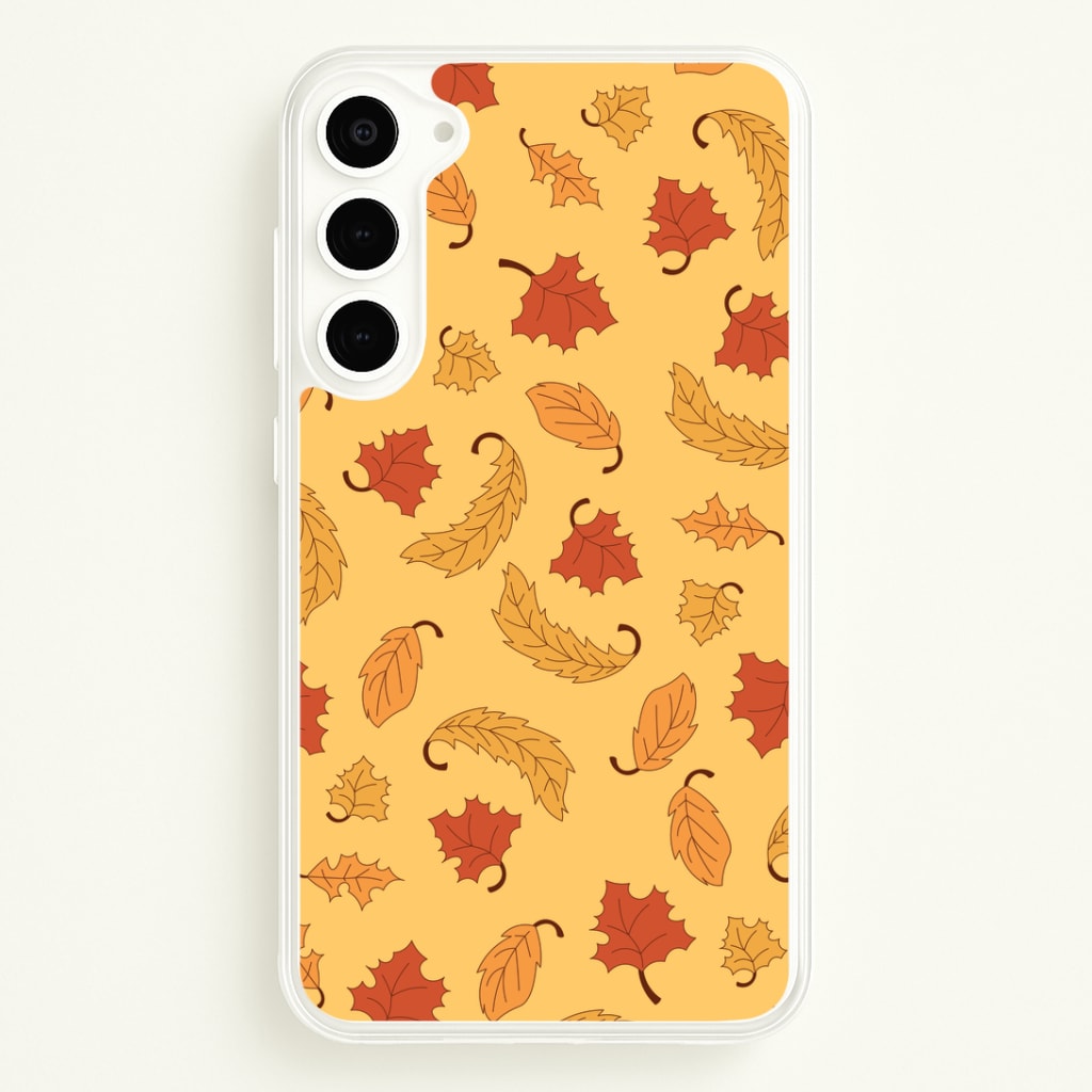 Leaves Assortment Pattern Galaxy S23 Plus Case