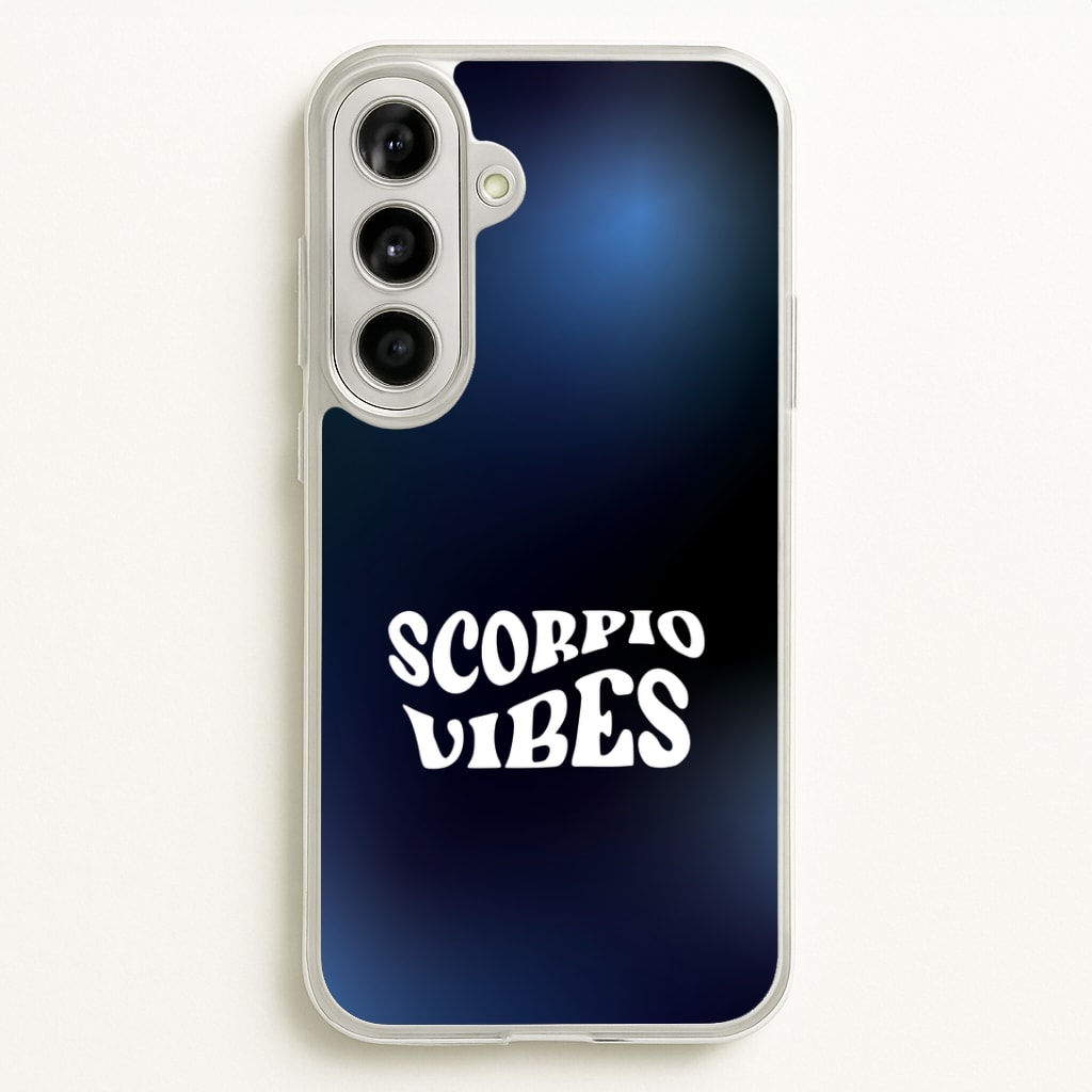 Scorpio Vibes Gradient Zodiac Galaxy A56 Case