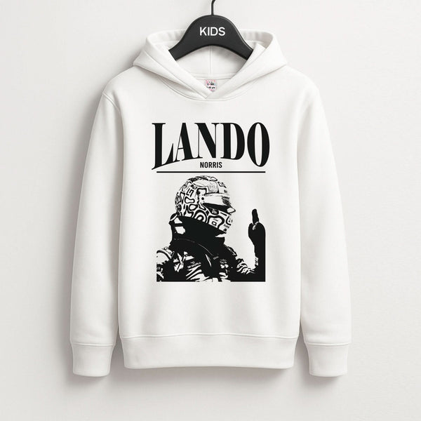 Lando Black And Green Kids Hoodie