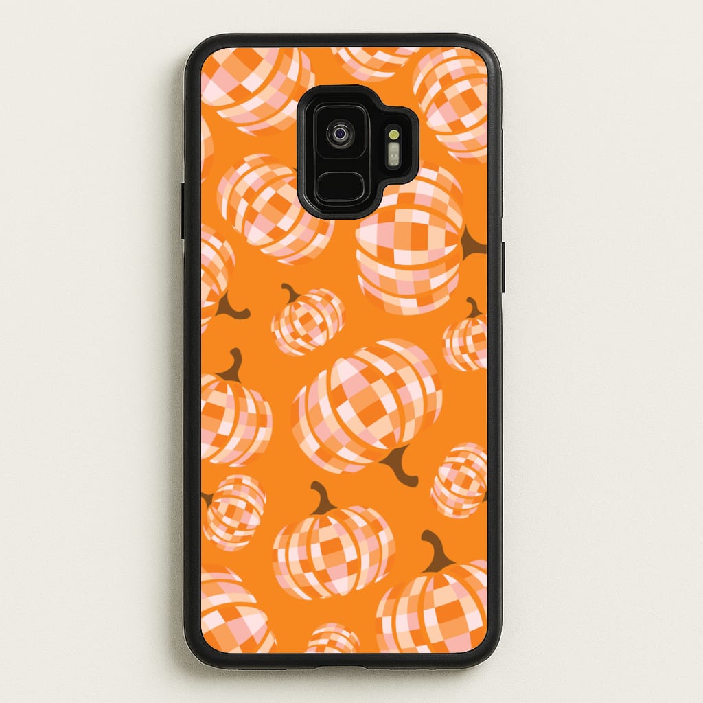 Disco Pumpkins Pattern Galaxy S9 Case