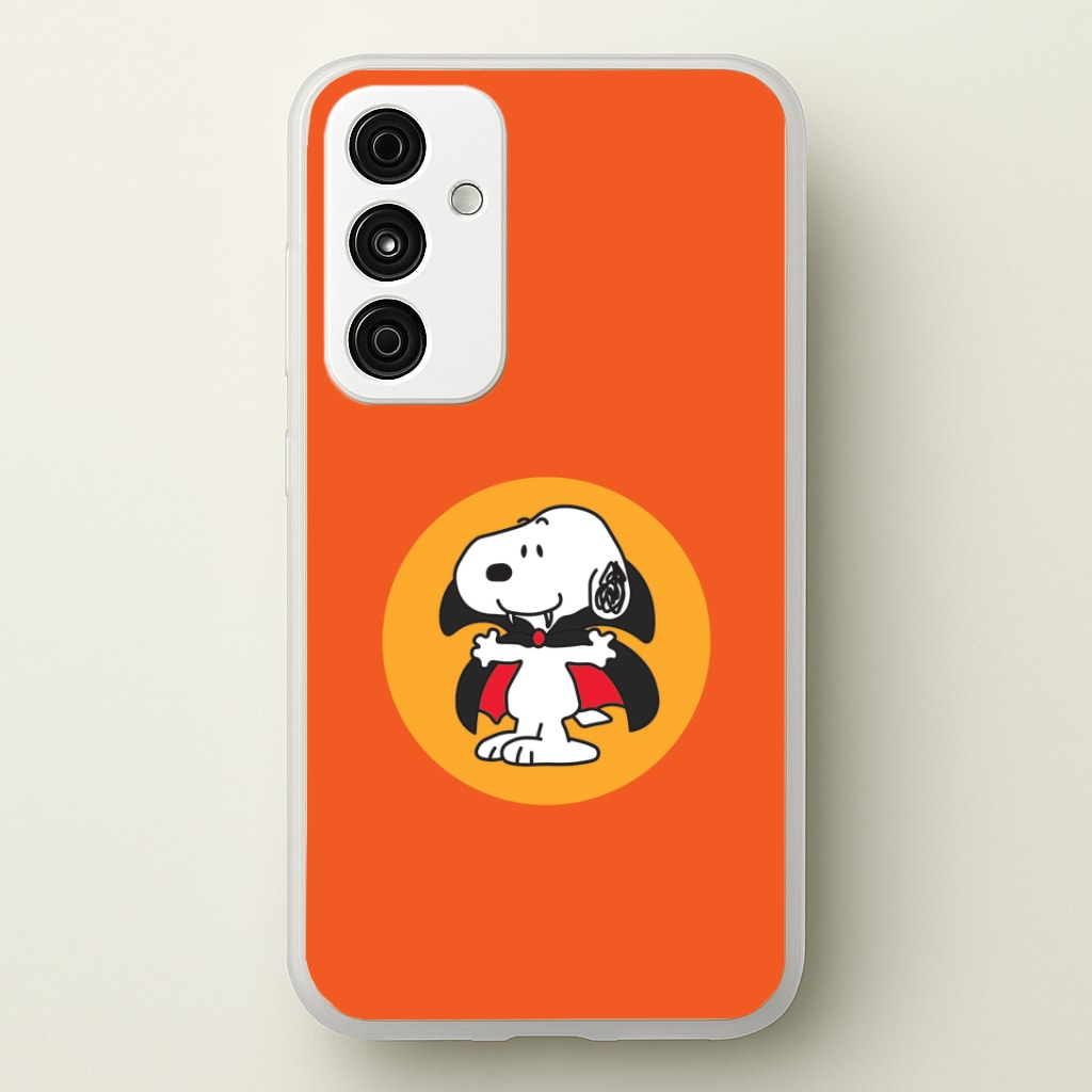 Cartoon Beagle Vampire Galaxy A35 Case