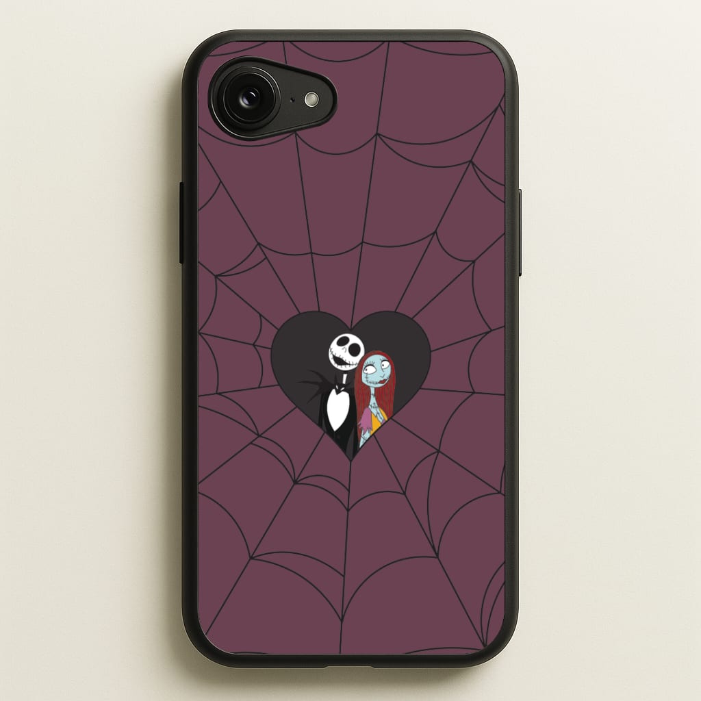 J And S Cobweb Heart iPhone 16e Case