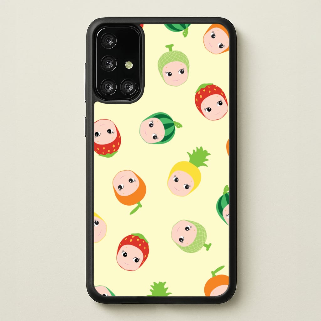 Fruit Angels Pattern Galaxy A71 Case