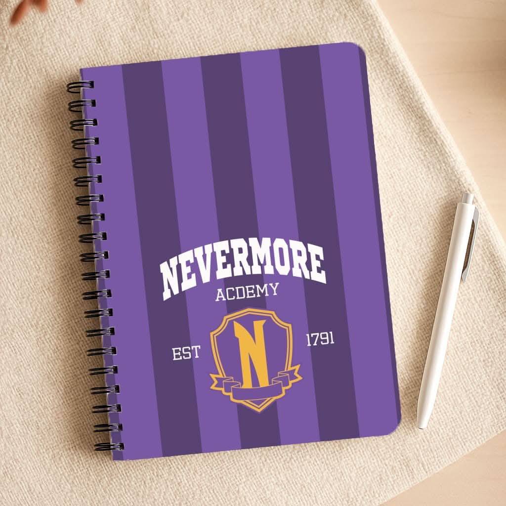 Addams Academy Purple Notepad