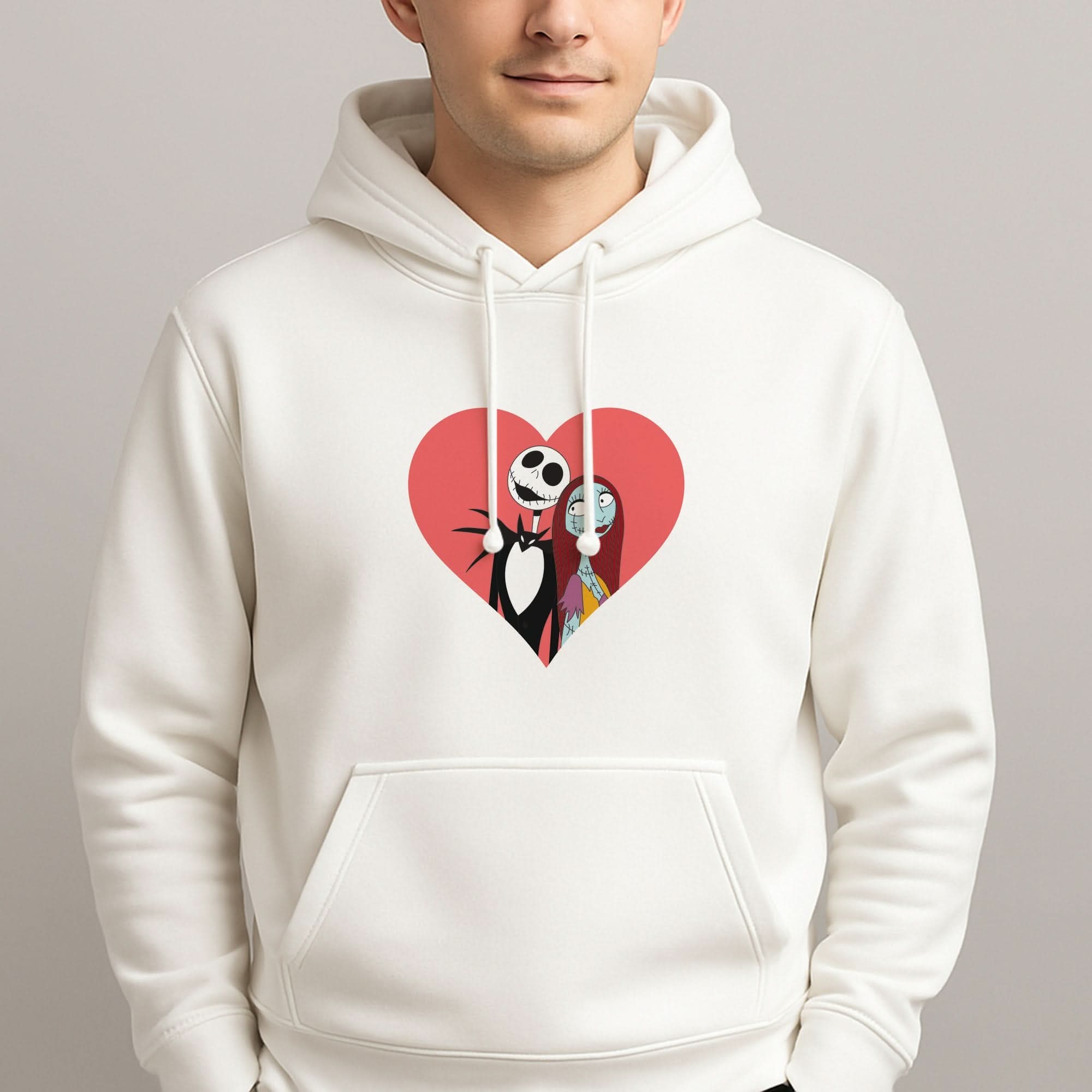 J And S Heart Mens Hoodie