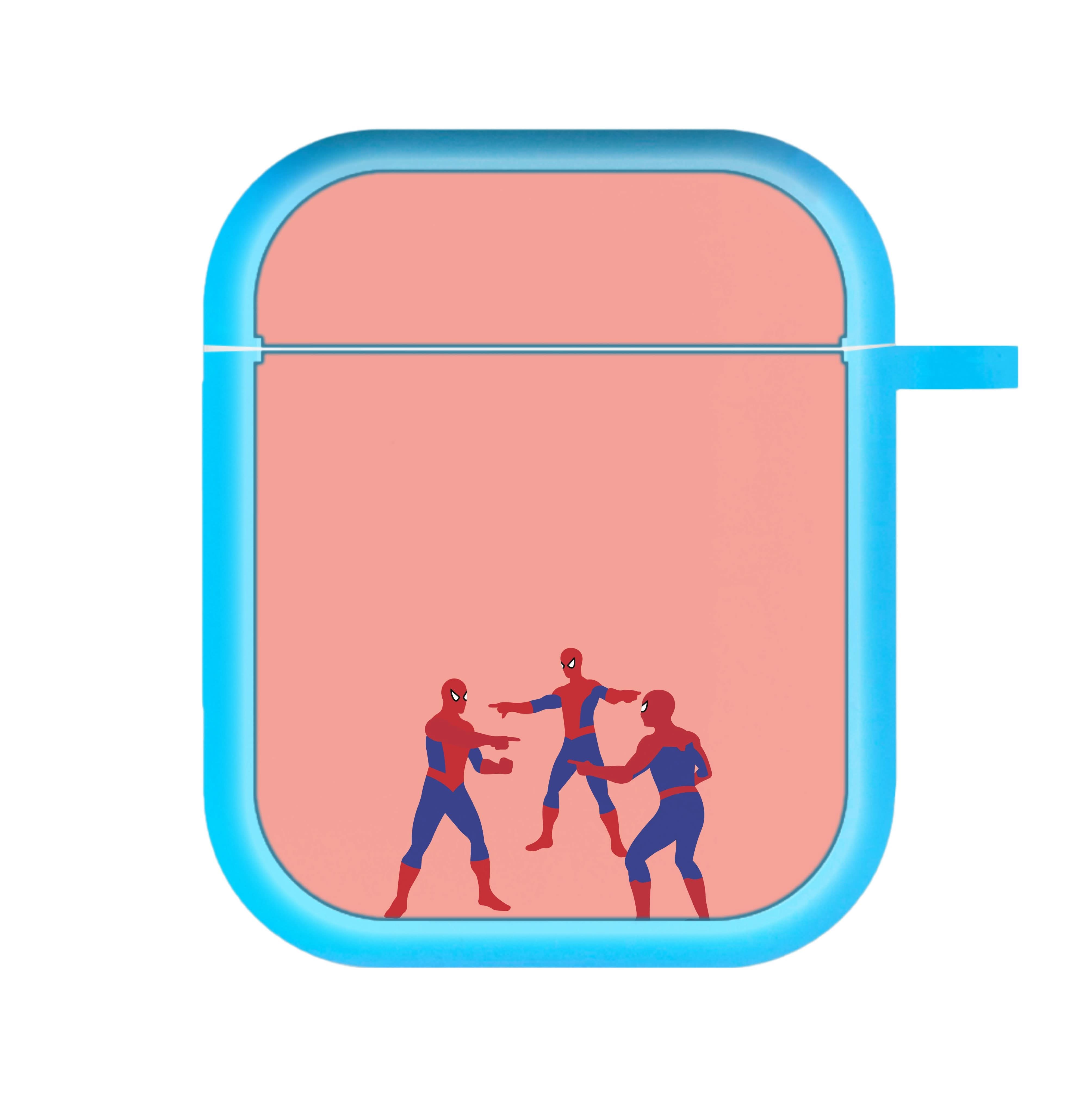 Spider Hero Pointing Meme AirPods Case