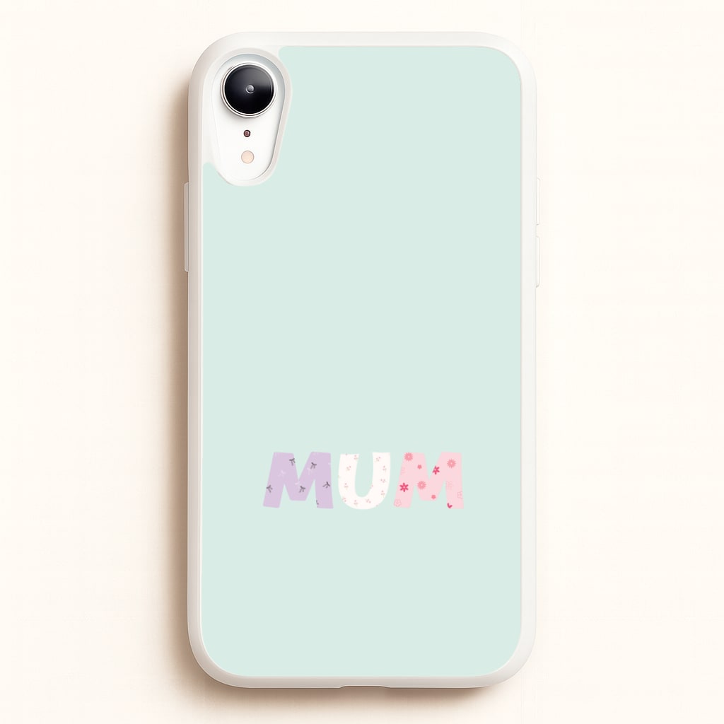 Mum Patchwork iPhone XR Case