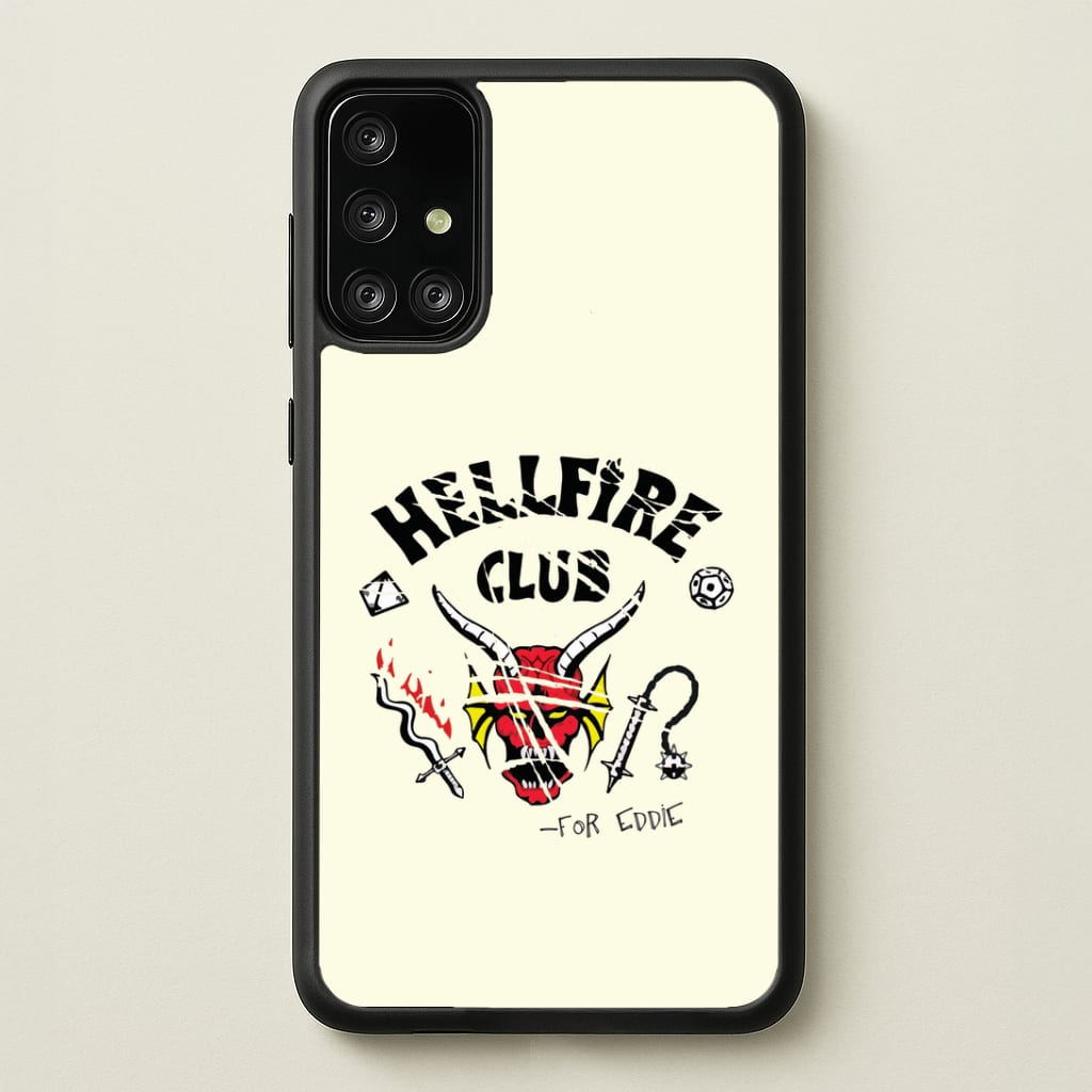 Torn Hellfire Club Galaxy A71 Case