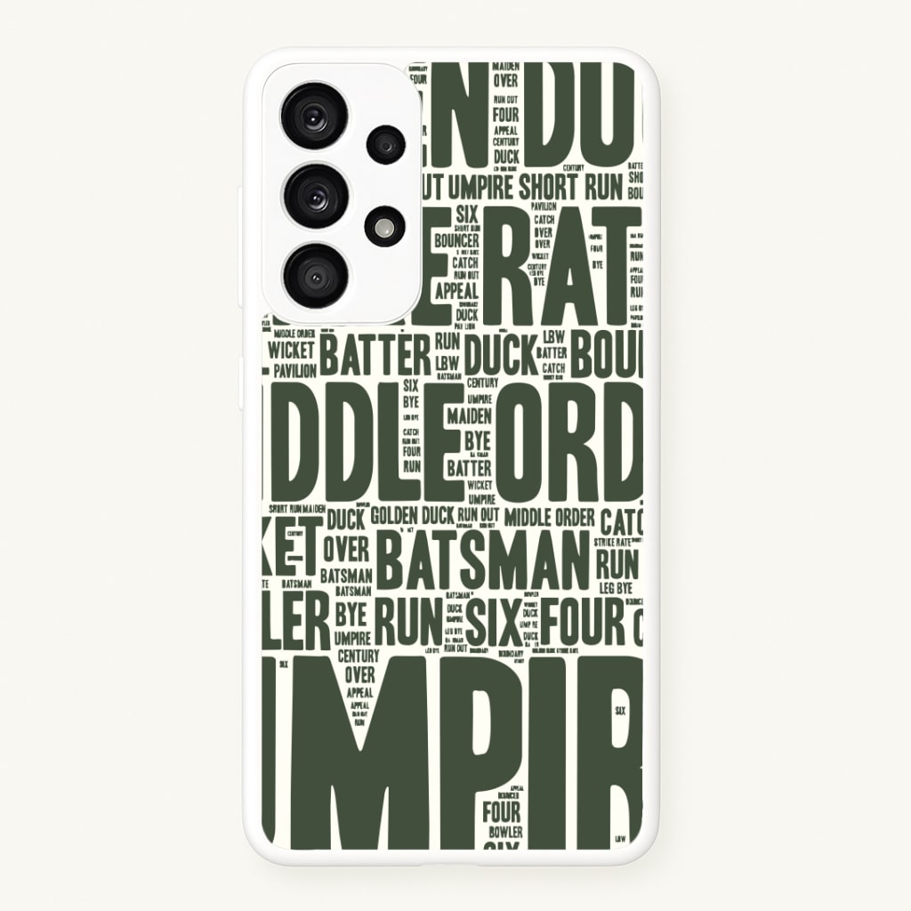 Cricket Wordscape Galaxy A53 Case