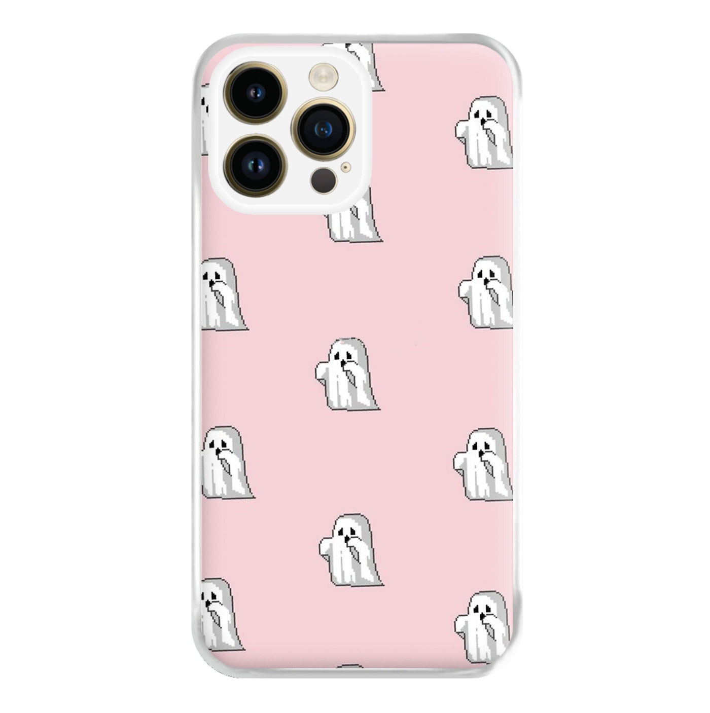 Pastel Pixel Ghost Halloween Phone Case