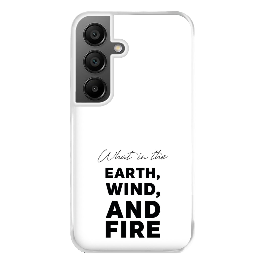 What In The Earth, Wind And Fire Galaxy A55 Case