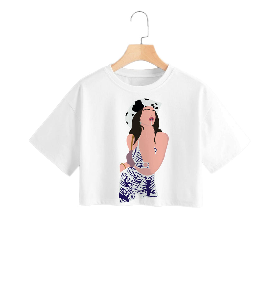 Cow print - Kendall Jenner Crop Top