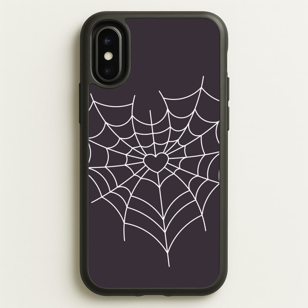 Spiderweb Hearts I iPhone X / XS Case