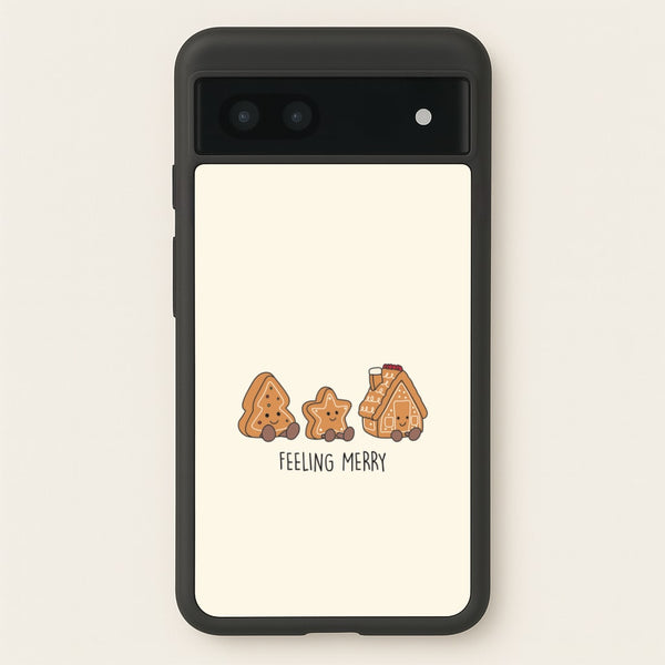 Gingerbread Plushies Quote Google Pixel 6a Case