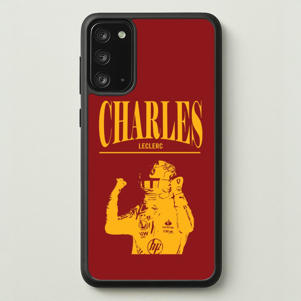 Charles Red And Gold Galaxy Note 20 Case
