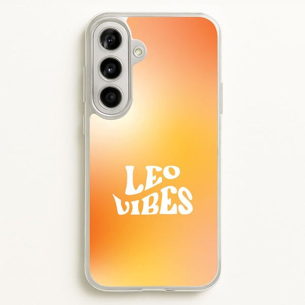 Leo Vibes Gradient Zodiac Galaxy A56 Case