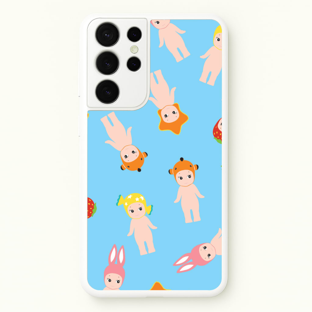 Angels Pattern Galaxy S21 Ultra Case