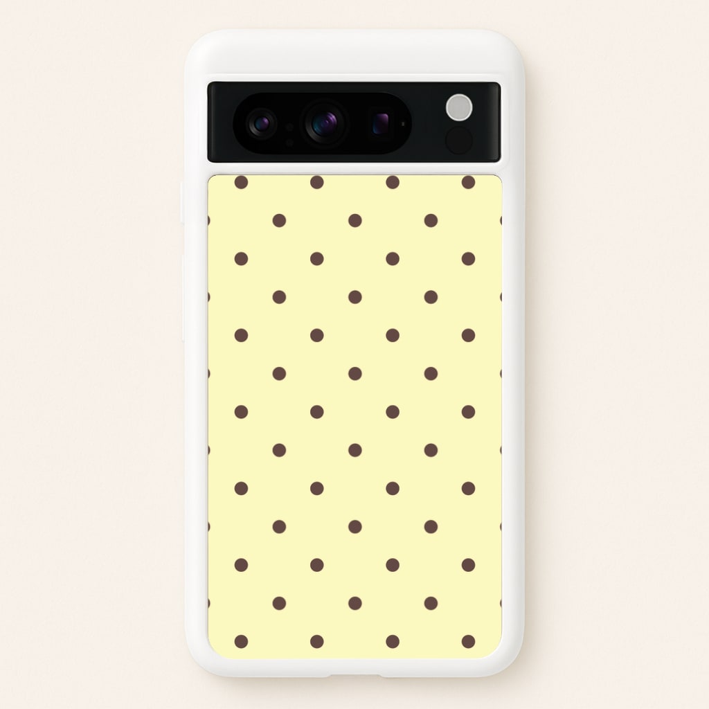 Vanilla & Chocolate Polka Dots Google Pixel 8 Pro Case