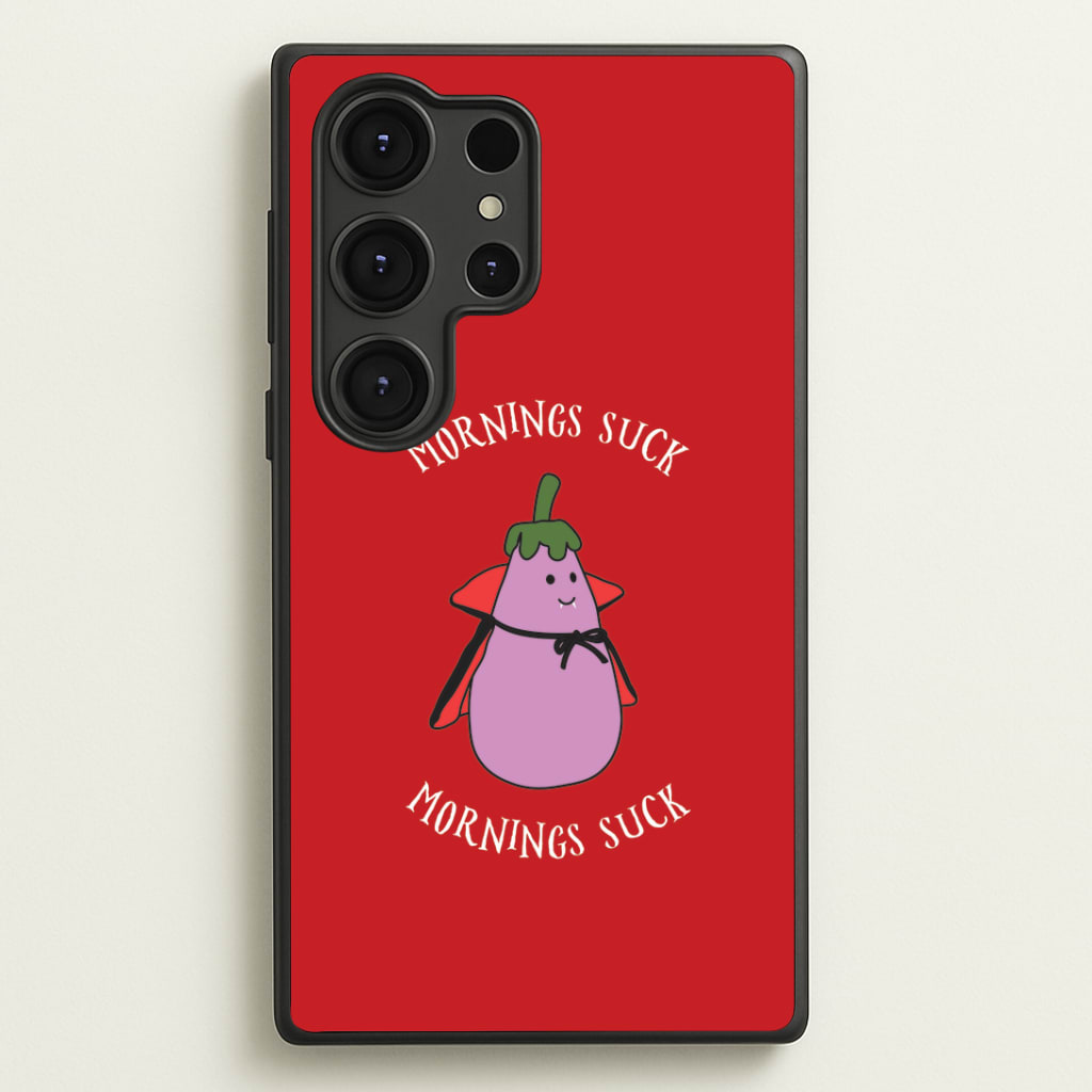 Mornings Suck Plush - Halloween Galaxy S25 Ultra Case