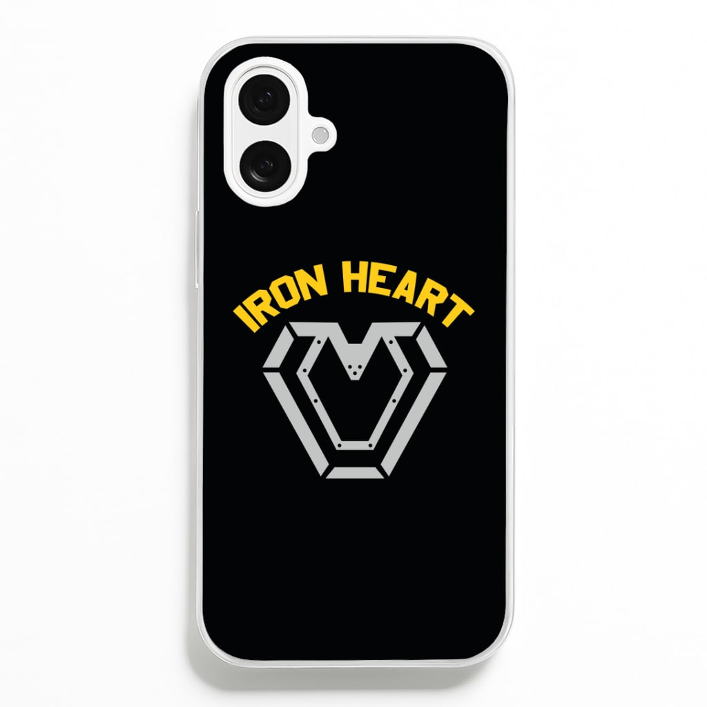 Metal Hero Heart iPhone 16 Plus Case