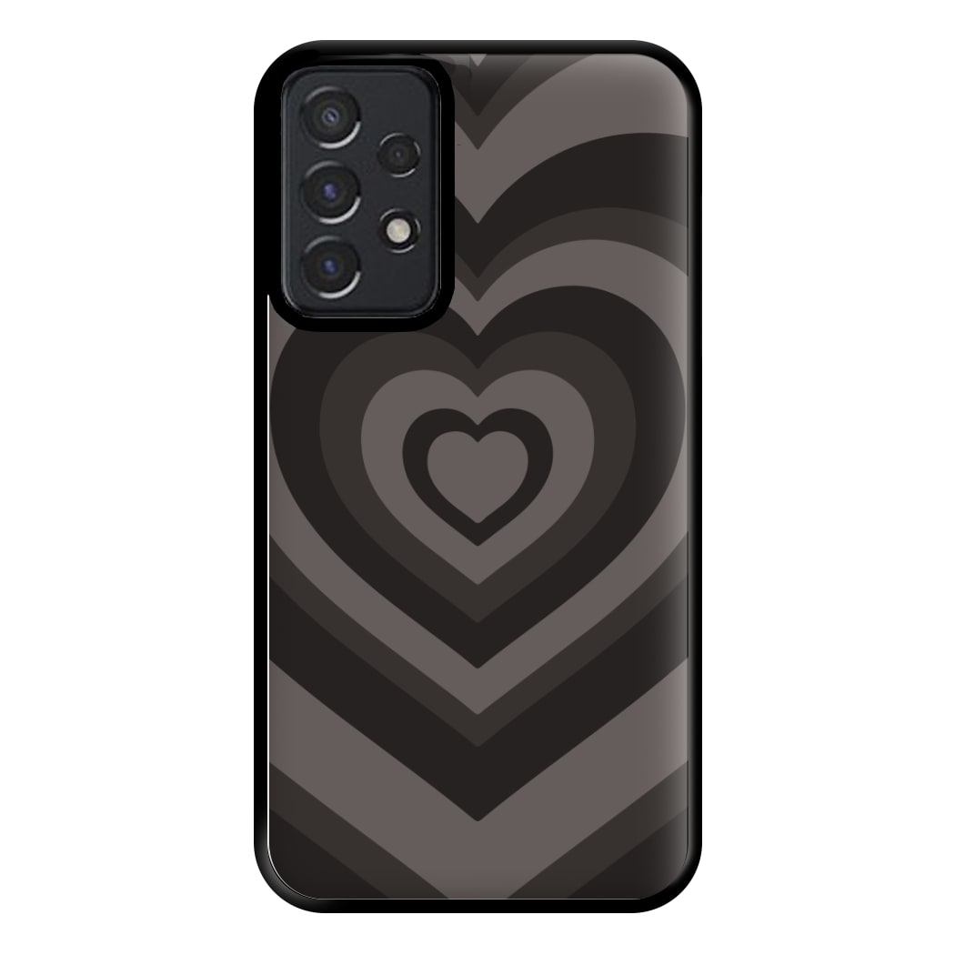 Abstract Black Heart Galaxy A52 / A52s Case