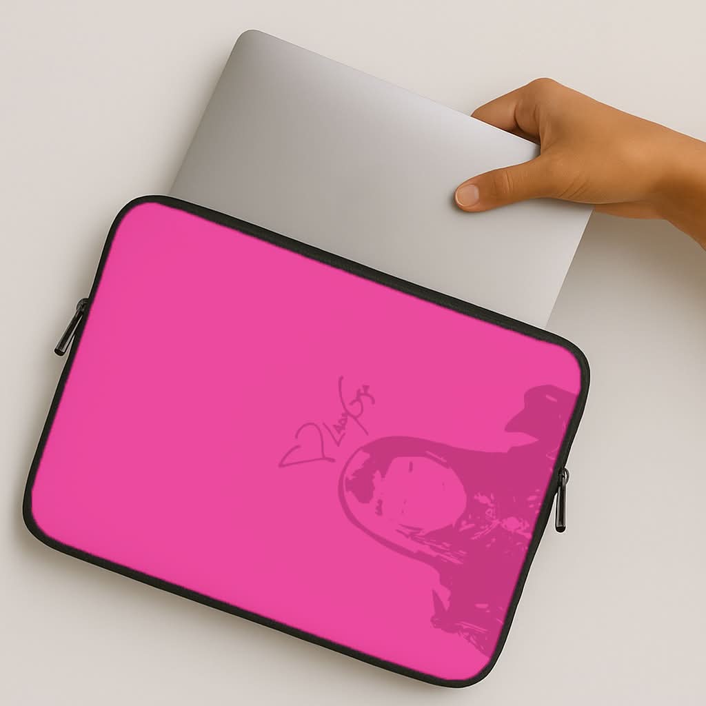 Pink Gaga Silhouette MacBook Cover
